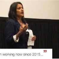 Pooja speaking
