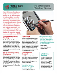 The ePrescribing State Law Review brochure