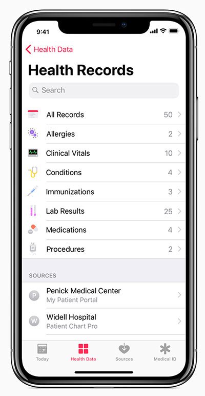 Apple Health Records