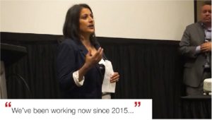 Pooja speaking